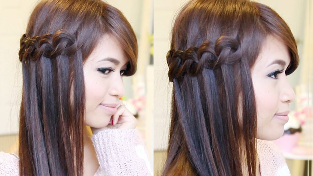 waterfall Hairstyles For Wedding Guest