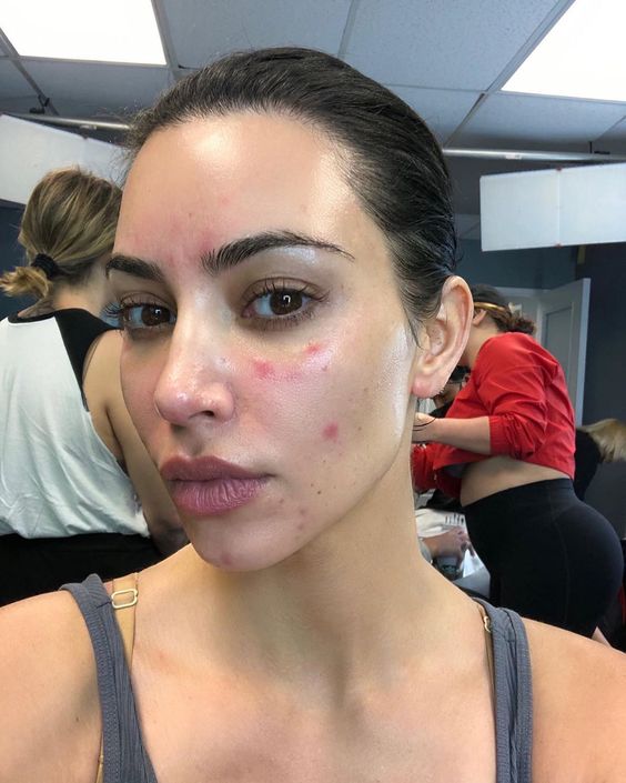 Kim Kardashian Without Makeup