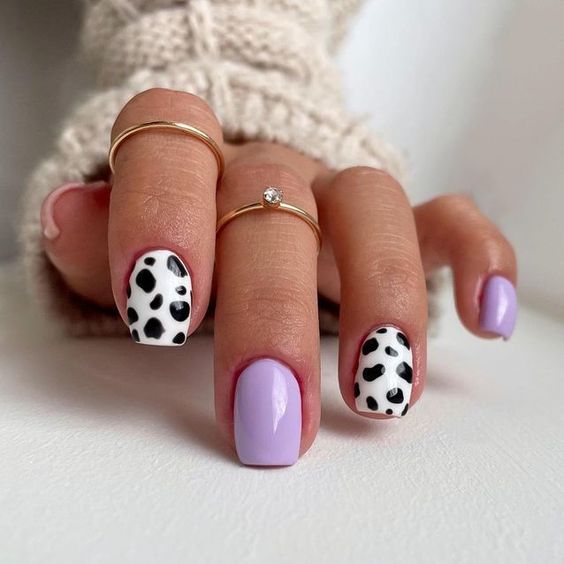 light purple nail designs